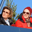 Dronning Margrethe av Danmark er på besøk hos Kongefamilien og med i Holmenkollen. Foto: Sven Gj. Gjeruldsen, Det kongelige hoff